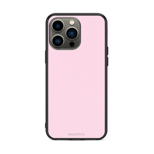 Θήκη iPhone 13 Pro Pale Pink από τη Smartfits με σχέδιο στο πίσω μέρος και μαύρο περίβλημα | iPhone 13 Pro Pale Pink case with colorful back and black bezels
