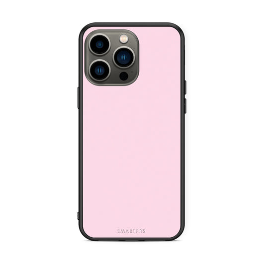 Θήκη iPhone 13 Pro Pale Pink από τη Smartfits με σχέδιο στο πίσω μέρος και μαύρο περίβλημα | iPhone 13 Pro Pale Pink case with colorful back and black bezels