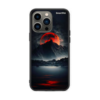 Thumbnail for iPhone 13 Pro Red Full Moon θήκη από τη Smartfits με σχέδιο στο πίσω μέρος και μαύρο περίβλημα | Smartphone case with colorful back and black bezels by Smartfits