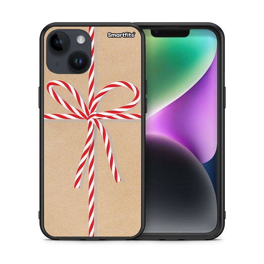 Θήκη iPhone 14 Christmas Gift από τη Smartfits με σχέδιο στο πίσω μέρος και μαύρο περίβλημα | iPhone 14 Christmas Gift case with colorful back and black bezels