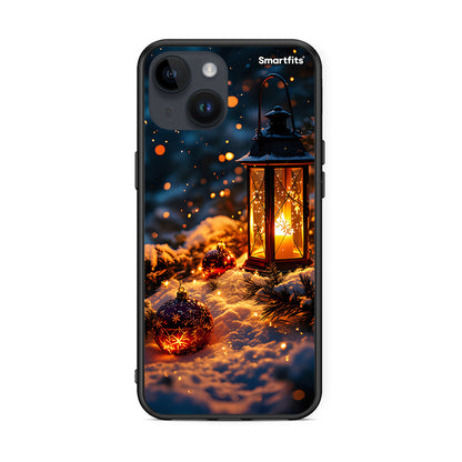 iPhone 15 Christmas Ornaments θήκη από τη Smartfits με σχέδιο στο πίσω μέρος και μαύρο περίβλημα | Smartphone case with colorful back and black bezels by Smartfits