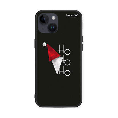 iPhone 14 Minimal Christmas θήκη από τη Smartfits με σχέδιο στο πίσω μέρος και μαύρο περίβλημα | Smartphone case with colorful back and black bezels by Smartfits