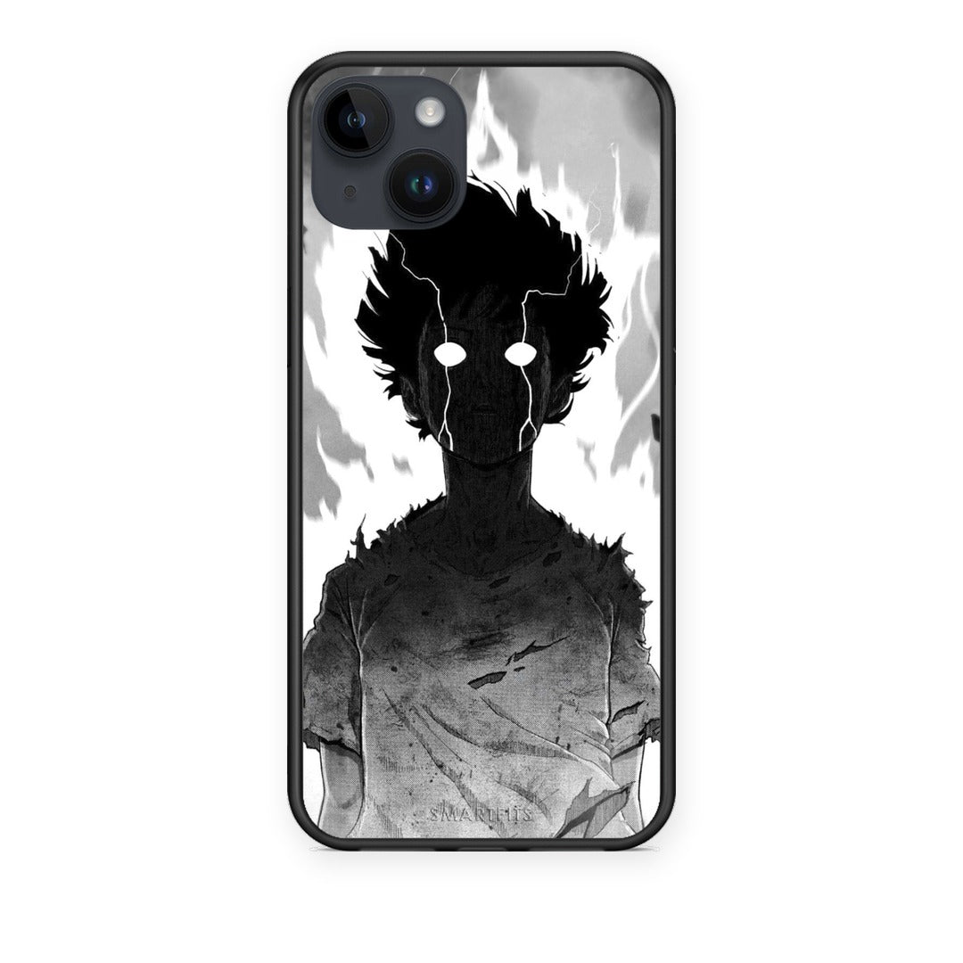 Θήκη iPhone 14 Plus Anime Boy από τη Smartfits με σχέδιο στο πίσω μέρος και μαύρο περίβλημα | iPhone 14 Plus Anime Boy case with colorful back and black bezels