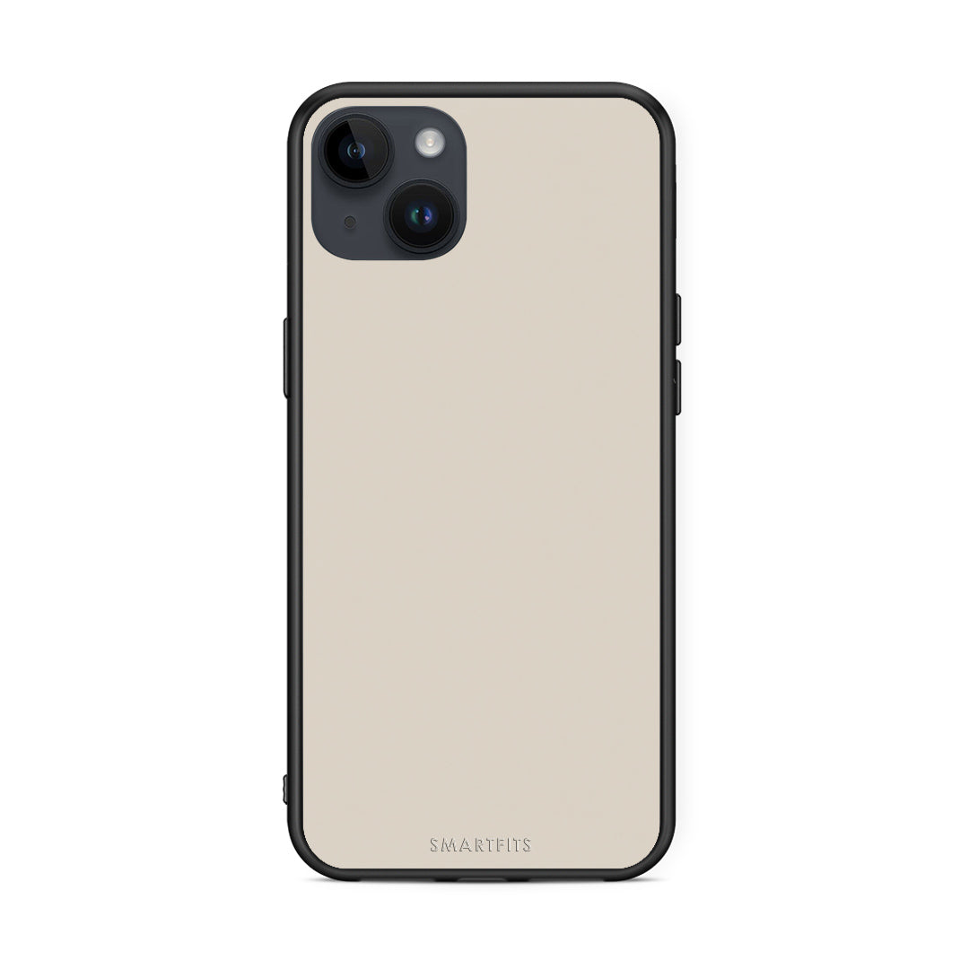 Θήκη iPhone 14 Plus Ivory Beige από τη Smartfits με σχέδιο στο πίσω μέρος και μαύρο περίβλημα | iPhone 14 Plus Ivory Beige case with colorful back and black bezels