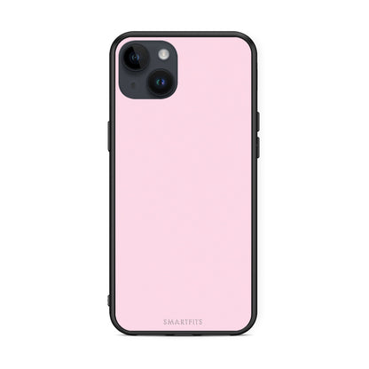 Θήκη iPhone 14 Plus Pale Pink από τη Smartfits με σχέδιο στο πίσω μέρος και μαύρο περίβλημα | iPhone 14 Plus Pale Pink case with colorful back and black bezels