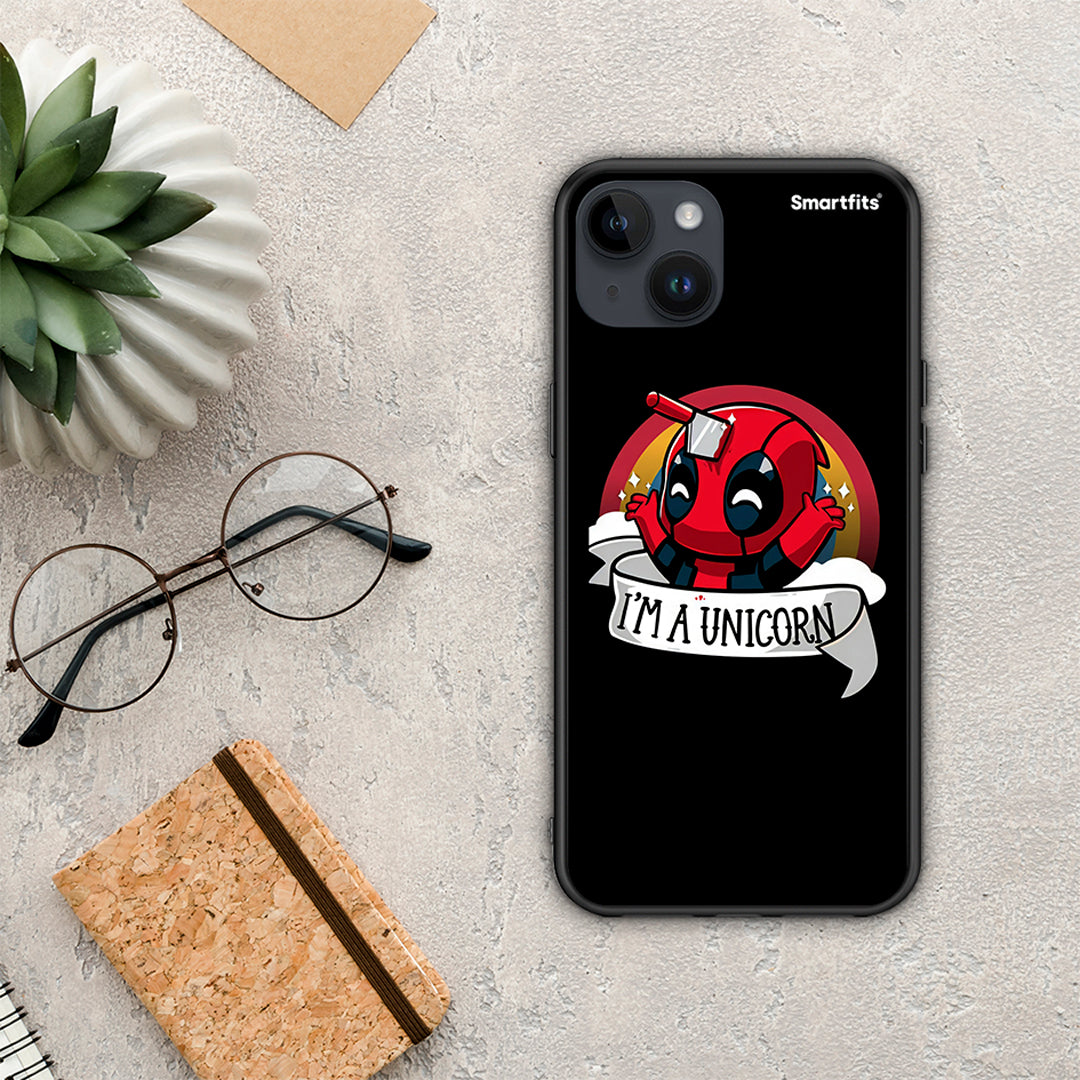 Unicorn Deadpool - iPhone 14 Plus θήκη