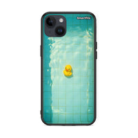Thumbnail for iPhone 15 Plus Yellow Duck θήκη από τη Smartfits με σχέδιο στο πίσω μέρος και μαύρο περίβλημα | Smartphone case with colorful back and black bezels by Smartfits