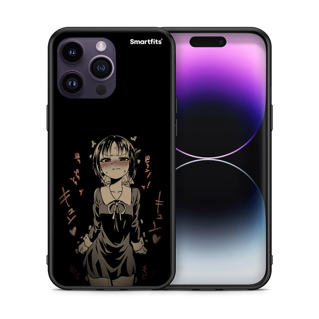 Θήκη iPhone 15 Pro Anime Girl από τη Smartfits με σχέδιο στο πίσω μέρος και μαύρο περίβλημα | iPhone 15 Pro Anime Girl case with colorful back and black bezels