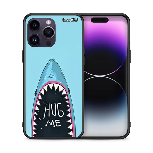 Θήκη iPhone 15 Pro Hug Me από τη Smartfits με σχέδιο στο πίσω μέρος και μαύρο περίβλημα | iPhone 15 Pro Hug Me case with colorful back and black bezels