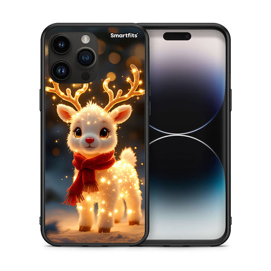 Θήκη iPhone 14 Pro Max Christmas Cutie από τη Smartfits με σχέδιο στο πίσω μέρος και μαύρο περίβλημα | iPhone 14 Pro Max Christmas Cutie case with colorful back and black bezels