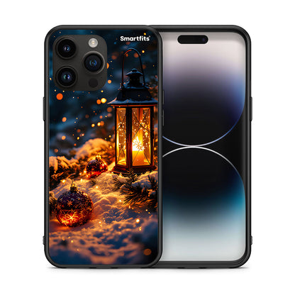 Θήκη iPhone 14 Pro Max Christmas Ornaments από τη Smartfits με σχέδιο στο πίσω μέρος και μαύρο περίβλημα | iPhone 14 Pro Max Christmas Ornaments case with colorful back and black bezels