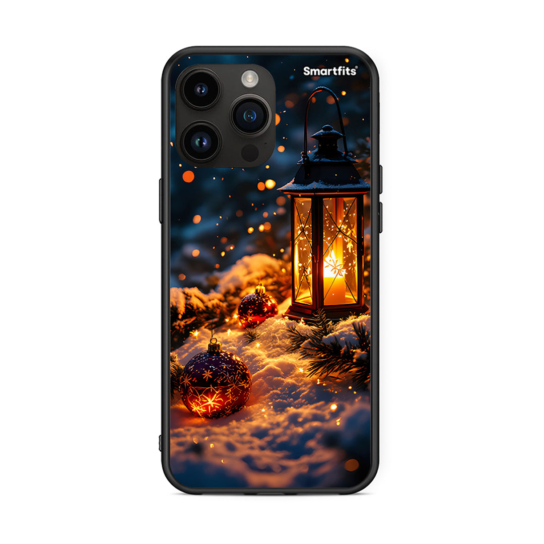 iPhone 14 Pro Max Christmas Ornaments θήκη από τη Smartfits με σχέδιο στο πίσω μέρος και μαύρο περίβλημα | Smartphone case with colorful back and black bezels by Smartfits
