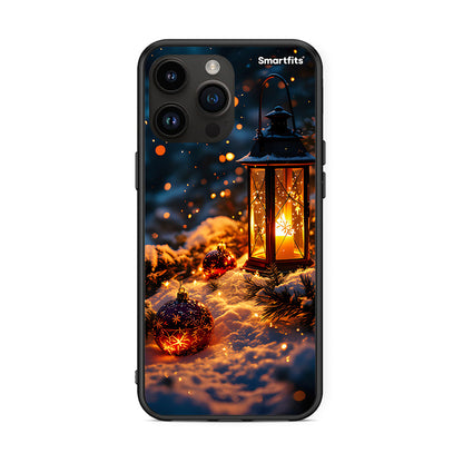 iPhone 15 Pro Max Christmas Ornaments θήκη από τη Smartfits με σχέδιο στο πίσω μέρος και μαύρο περίβλημα | Smartphone case with colorful back and black bezels by Smartfits