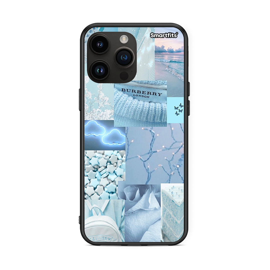 iPhone 15 Pro Max Ciel Aesthetic Collage θήκη από τη Smartfits με σχέδιο στο πίσω μέρος και μαύρο περίβλημα | Smartphone case with colorful back and black bezels by Smartfits
