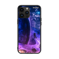 Thumbnail for iPhone 14 Pro Max Lost Astronaut θήκη από τη Smartfits με σχέδιο στο πίσω μέρος και μαύρο περίβλημα | Smartphone case with colorful back and black bezels by Smartfits