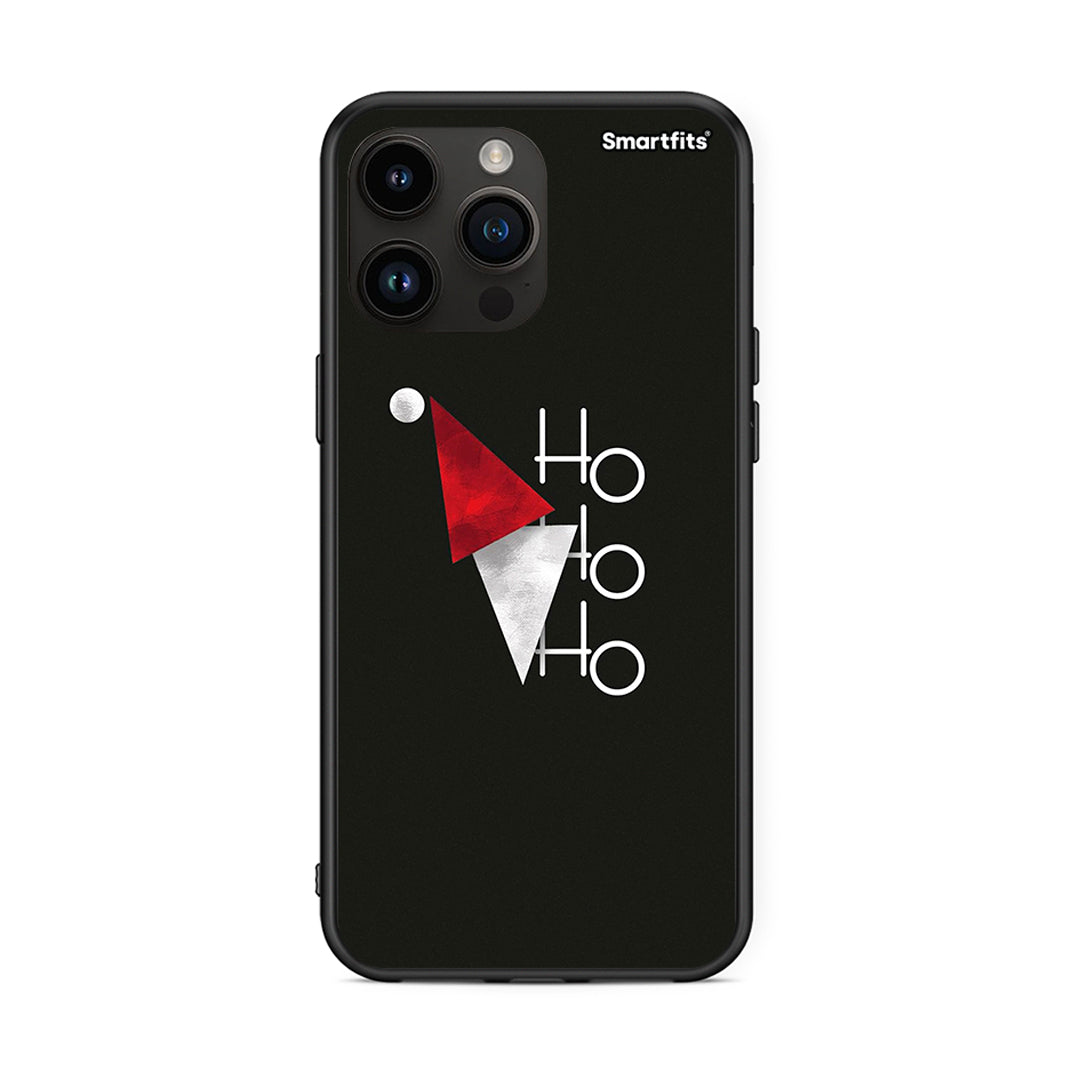 iPhone 15 Pro Max Minimal Christmas θήκη από τη Smartfits με σχέδιο στο πίσω μέρος και μαύρο περίβλημα | Smartphone case with colorful back and black bezels by Smartfits