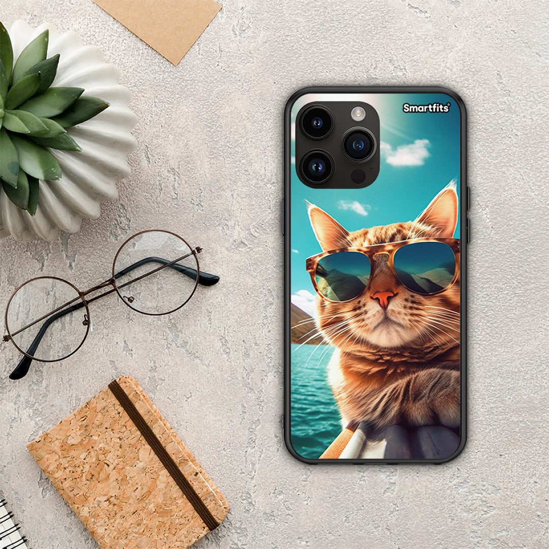 Summer Cat - iPhone 15 Pro Max θήκη