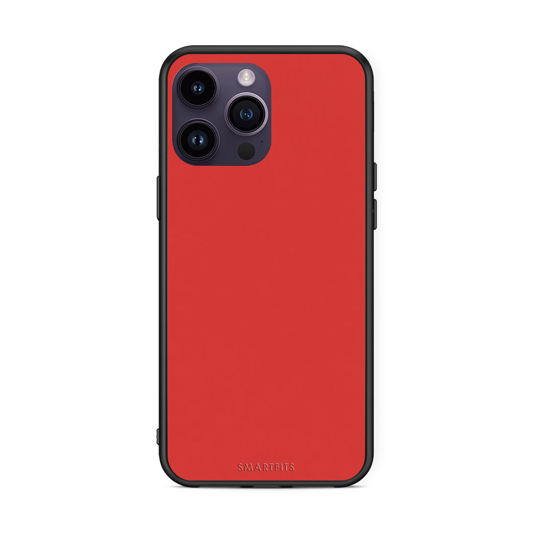 Θήκη iPhone 14 Pro Poppy Red από τη Smartfits με σχέδιο στο πίσω μέρος και μαύρο περίβλημα | iPhone 14 Pro Poppy Red case with colorful back and black bezels