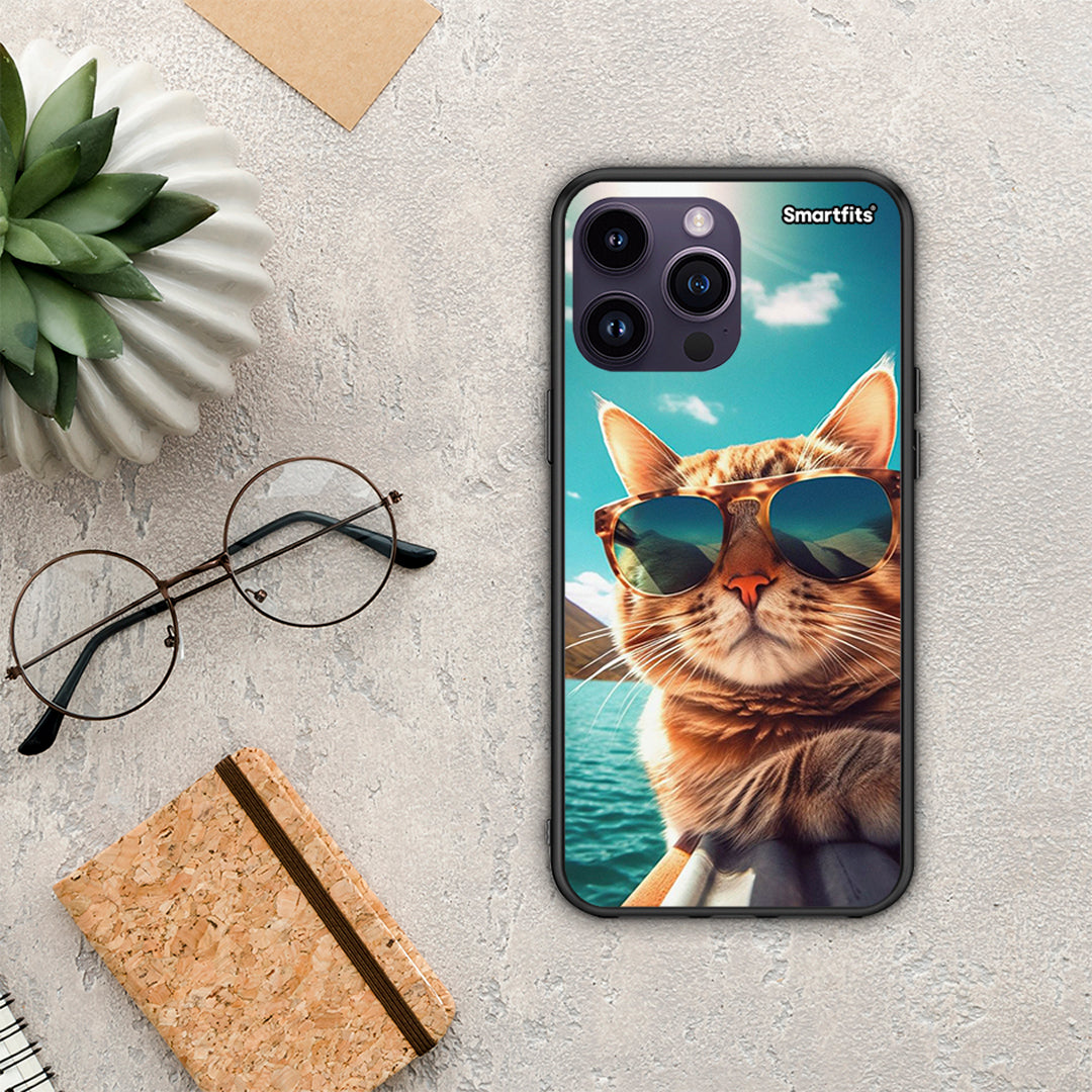 Summer Cat - iPhone 14 Pro θήκη