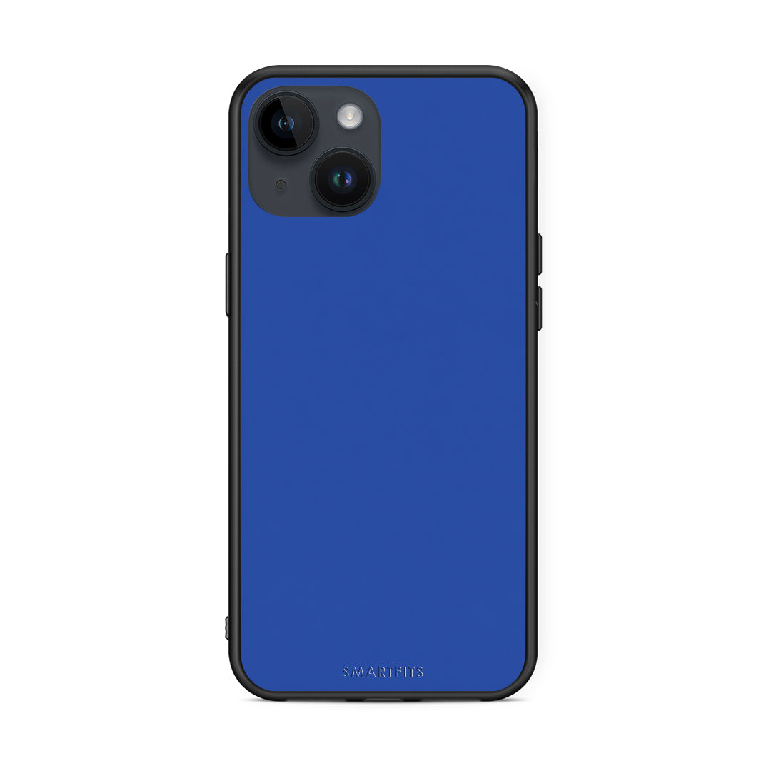 Θήκη iPhone 15 Royal Blue από τη Smartfits με σχέδιο στο πίσω μέρος και μαύρο περίβλημα | iPhone 15 Royal Blue case with colorful back and black bezels