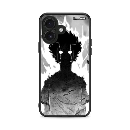 iPhone 16 Anime Boy Θήκη από τη Smartfits με σχέδιο στο πίσω μέρος και μαύρο περίβλημα | Smartphone case with colorful back and black bezels by Smartfits
