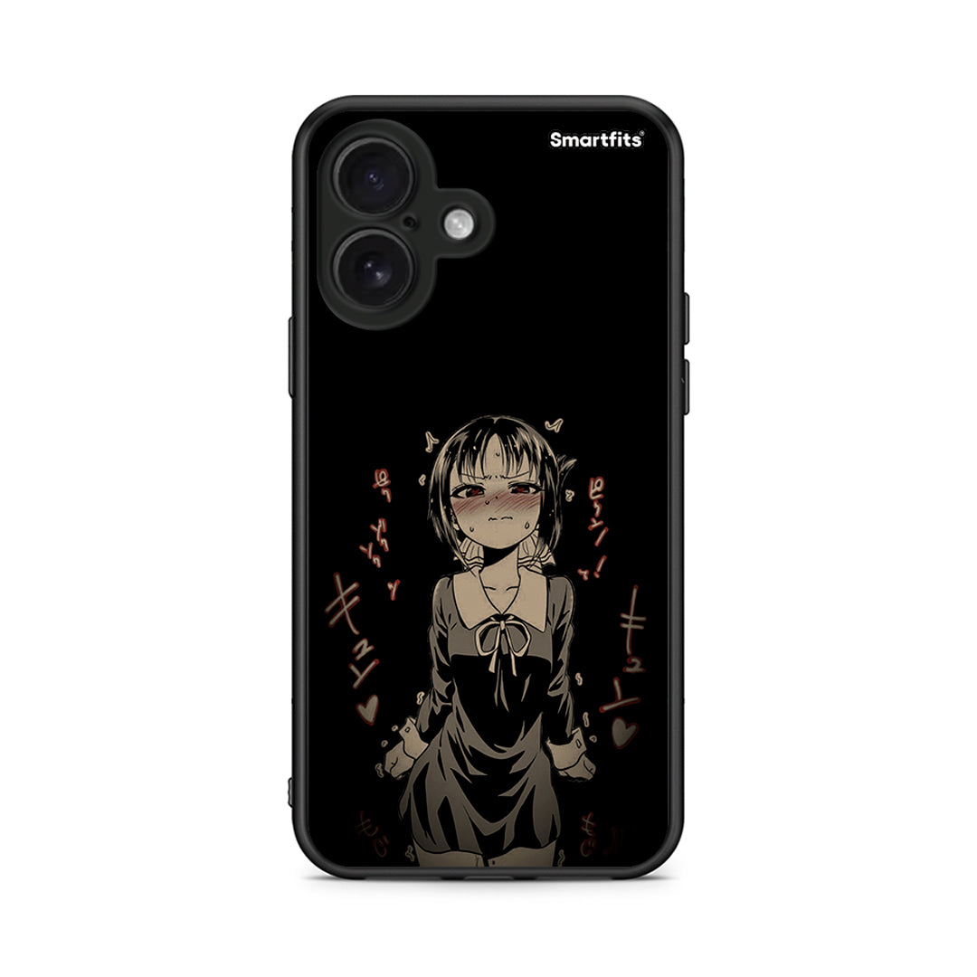 iPhone 16 Anime Girl θήκη από τη Smartfits με σχέδιο στο πίσω μέρος και μαύρο περίβλημα | Smartphone case with colorful back and black bezels by Smartfits
