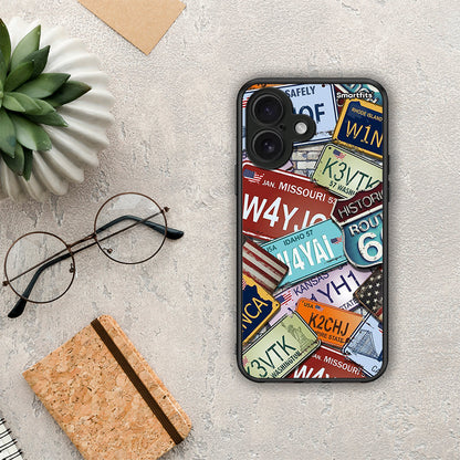Car Plates - iPhone 16 θήκη