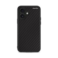 Thumbnail for iPhone 16 Carbon Black θήκη από τη Smartfits με σχέδιο στο πίσω μέρος και μαύρο περίβλημα | Smartphone case with colorful back and black bezels by Smartfits