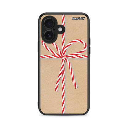 iPhone 16 Christmas Gift θήκη από τη Smartfits με σχέδιο στο πίσω μέρος και μαύρο περίβλημα | Smartphone case with colorful back and black bezels by Smartfits