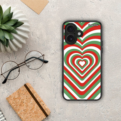 Christmas Hearts - iPhone 16 θήκη