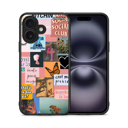 Collage Bitchin - iPhone 16 θήκη