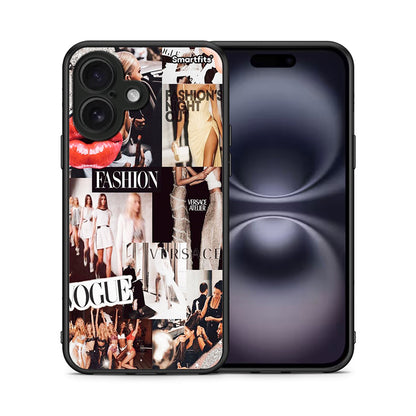 Collage Fashion - iPhone 16 θήκη