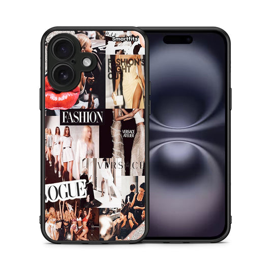 Collage Fashion - iPhone 16 θήκη