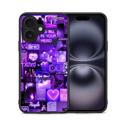 Collage Stay Wild - iPhone 16 θήκη