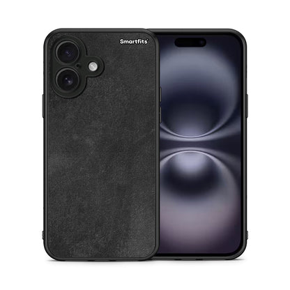 Θήκη iPhone 16 Black Slate Color από τη Smartfits με σχέδιο στο πίσω μέρος και μαύρο περίβλημα | iPhone 16 Black Slate Color case with colorful back and black bezels