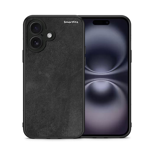 Θήκη iPhone 16 Black Slate Color από τη Smartfits με σχέδιο στο πίσω μέρος και μαύρο περίβλημα | iPhone 16 Black Slate Color case with colorful back and black bezels