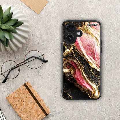 Glamorous Pink Marble - iPhone 16 θήκη
