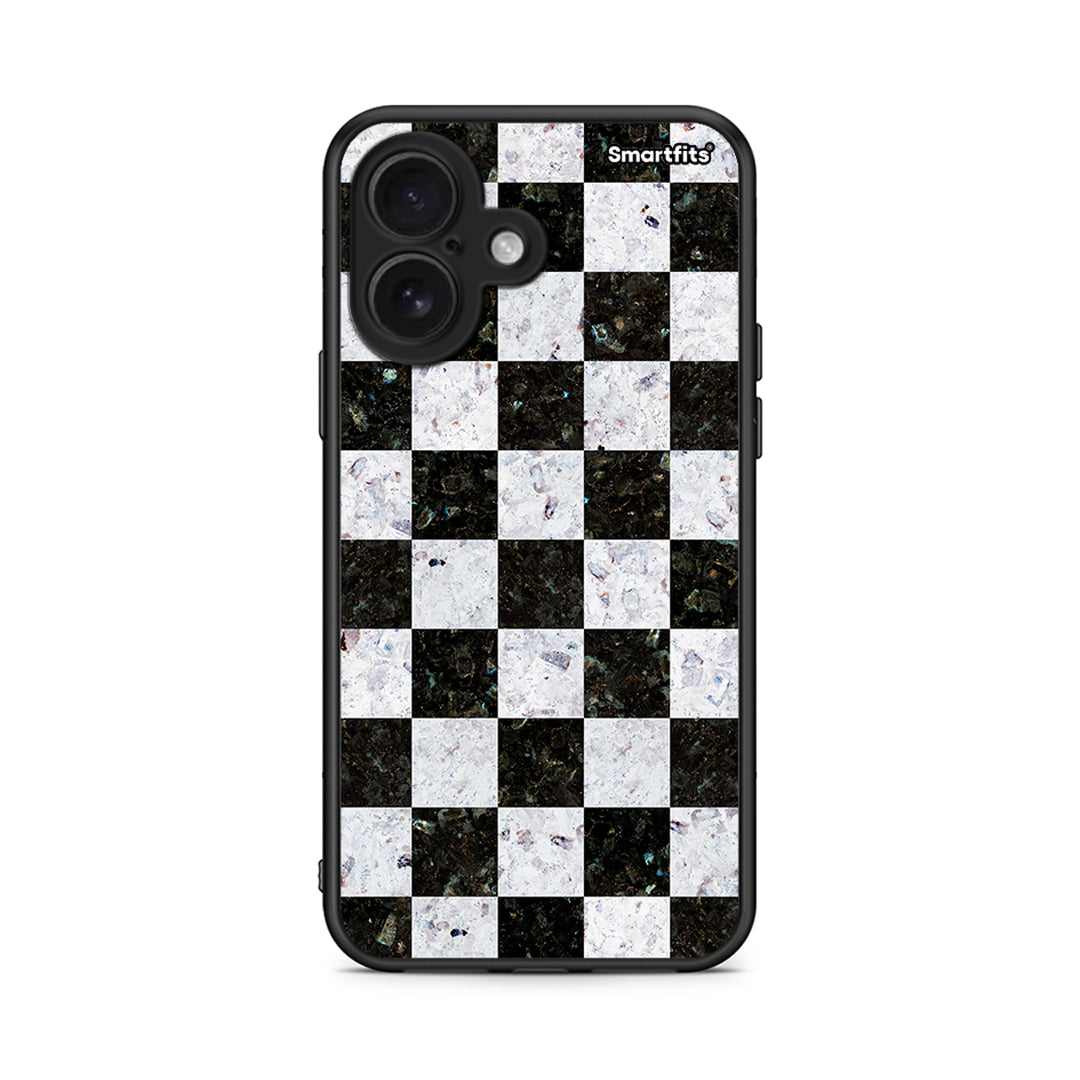 4 - iPhone 16 Square Geometric Marble case, cover, bumper