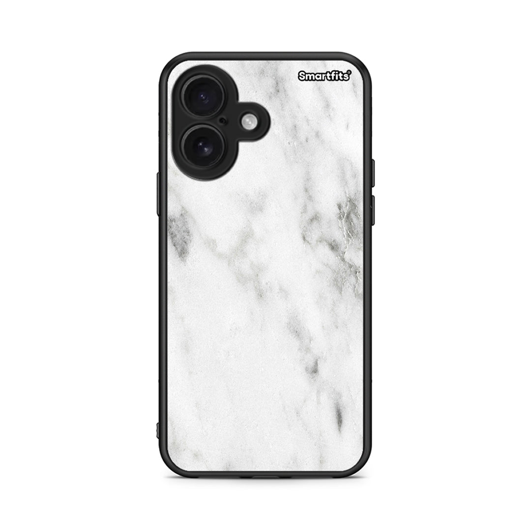 2 - iPhone 16 White marble case, cover, bumper
