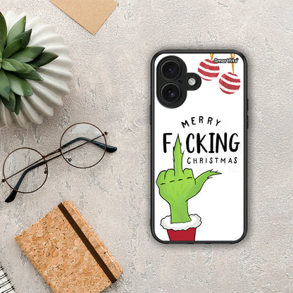 Merry F Xmas - iPhone 16 θήκη