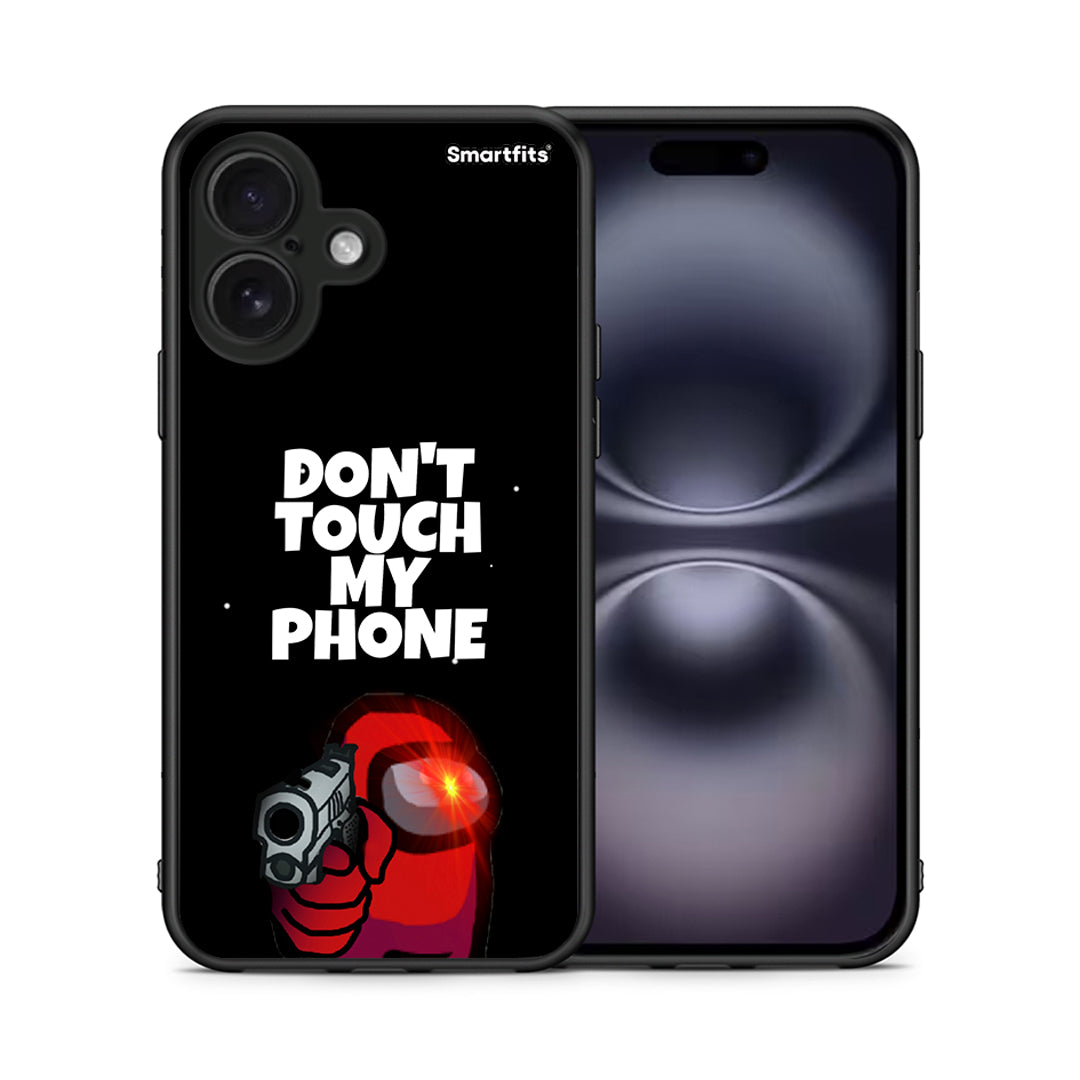 Θήκη iPhone 16 My Phone από τη Smartfits με σχέδιο στο πίσω μέρος και μαύρο περίβλημα | iPhone 16 My Phone case with colorful back and black bezels