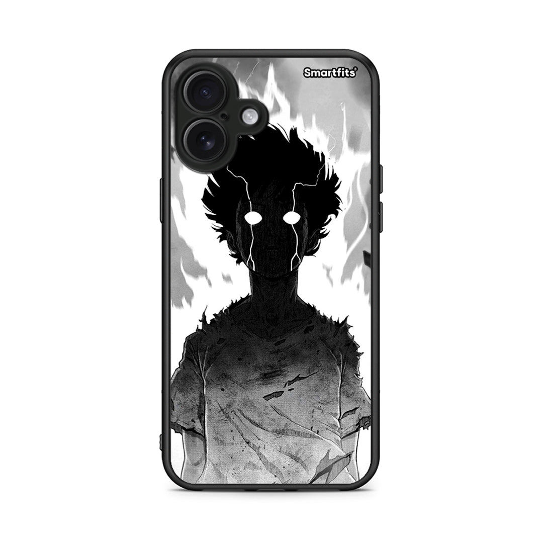 iPhone 16 Plus Anime Boy Θήκη από τη Smartfits με σχέδιο στο πίσω μέρος και μαύρο περίβλημα | Smartphone case with colorful back and black bezels by Smartfits
