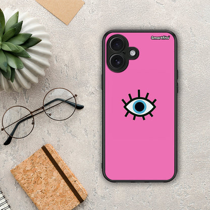 Blue Eye Pink - iPhone 16 Plus θήκη