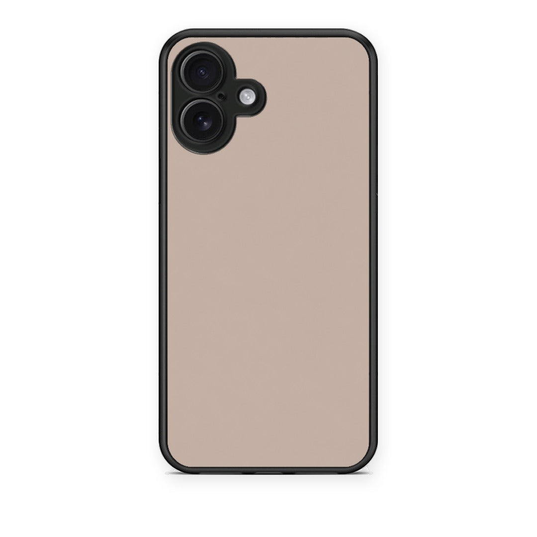 Θήκη iPhone 16 Plus Blush Beige από τη Smartfits με σχέδιο στο πίσω μέρος και μαύρο περίβλημα | iPhone 16 Plus Blush Beige case with colorful back and black bezels