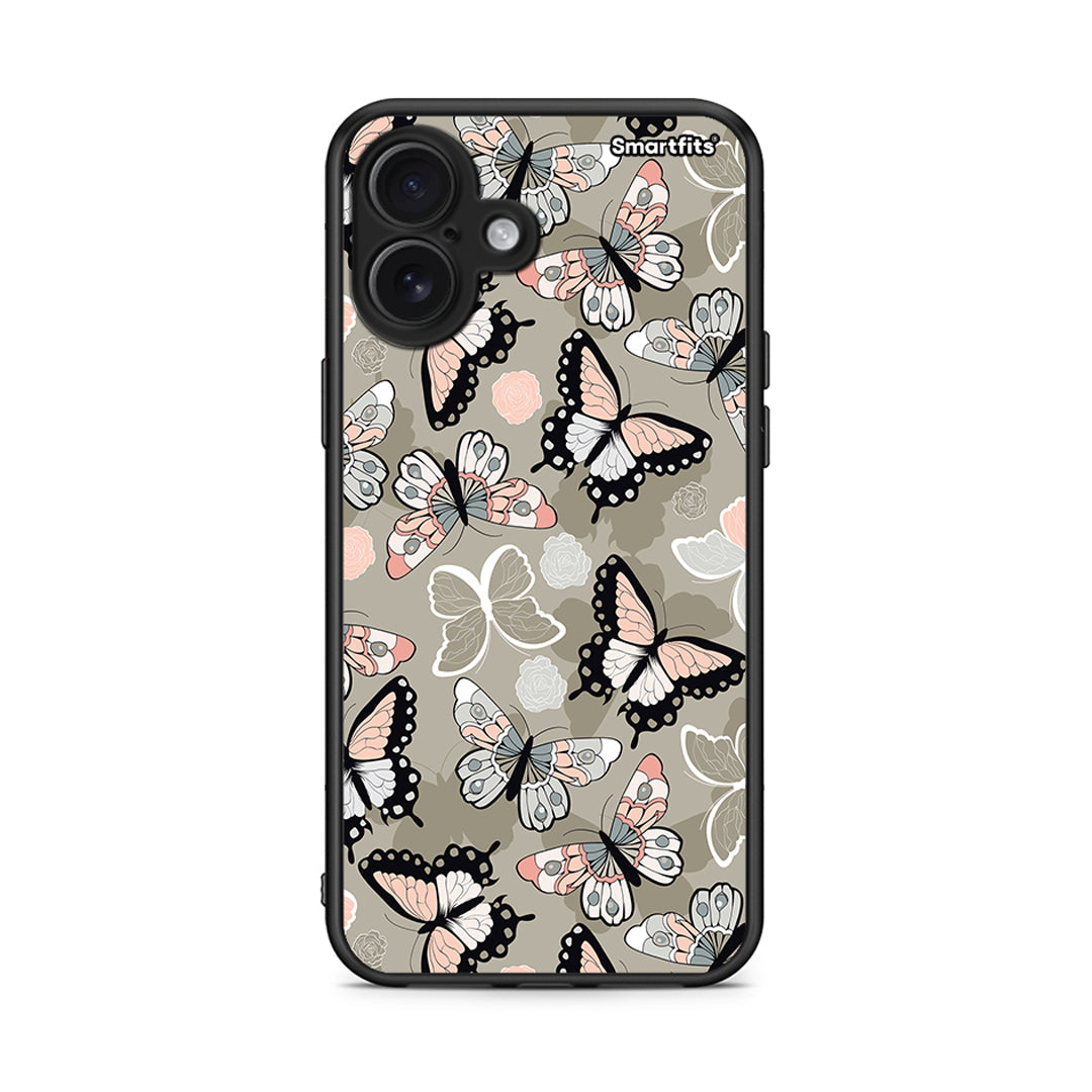 135 - iPhone 16 Plus Butterflies Boho case, cover, bumper