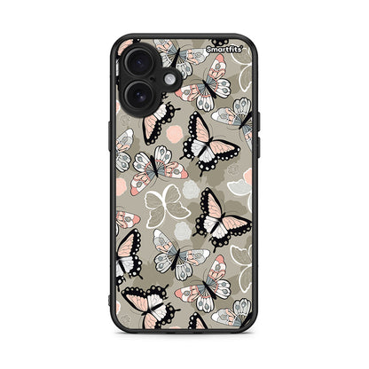 135 - iPhone 16 Plus Butterflies Boho case, cover, bumper