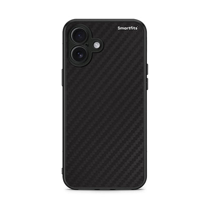 iPhone 16 Plus Carbon Black θήκη από τη Smartfits με σχέδιο στο πίσω μέρος και μαύρο περίβλημα | Smartphone case with colorful back and black bezels by Smartfits
