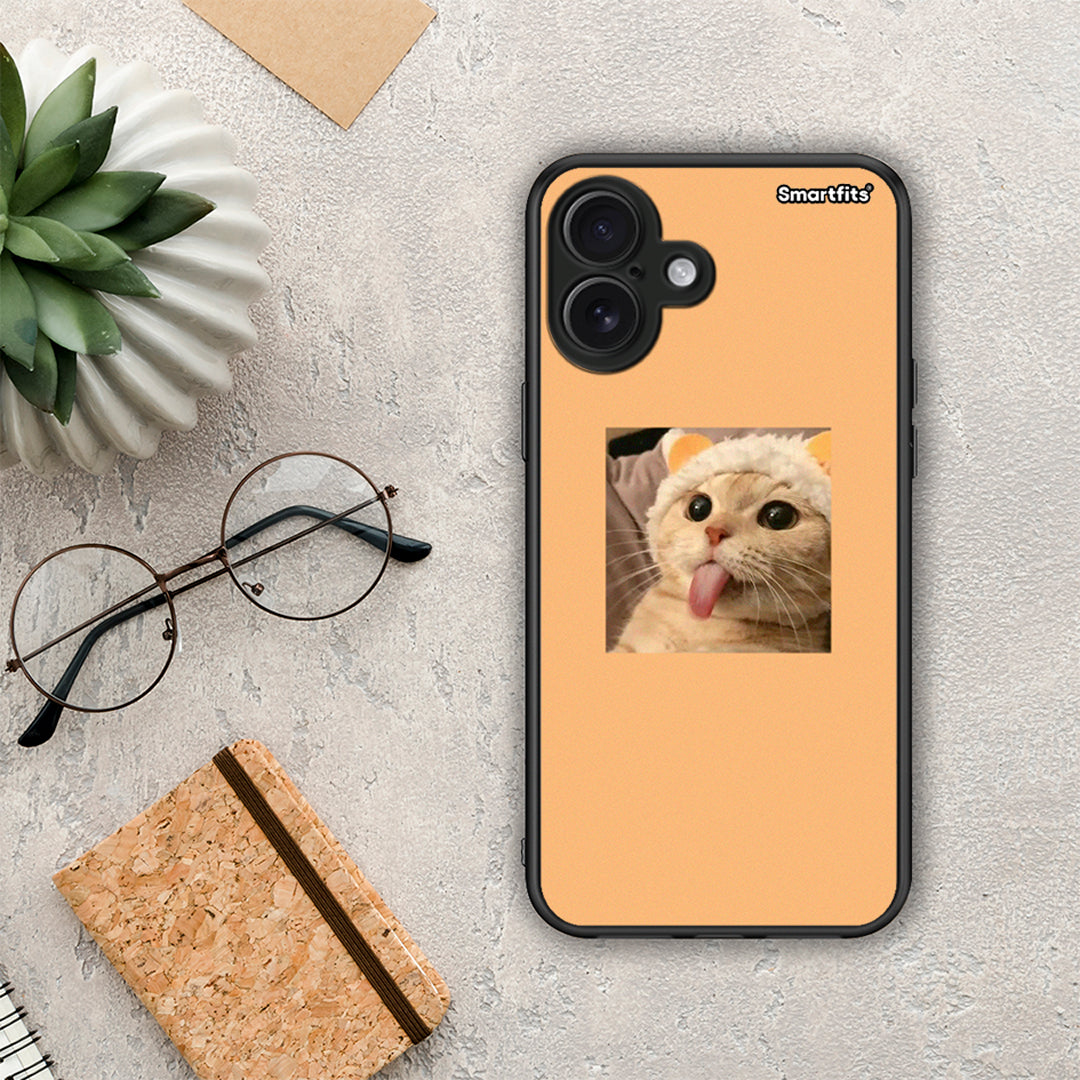 Cat Tongue - iPhone 16 Plus θήκη