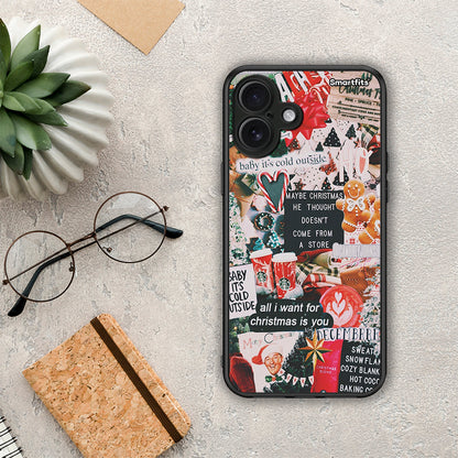 Christmas Happiness - iPhone 16 Plus θήκη