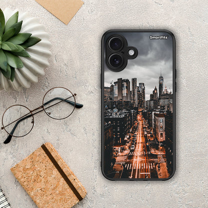 City Lights - iPhone 16 Plus θήκη